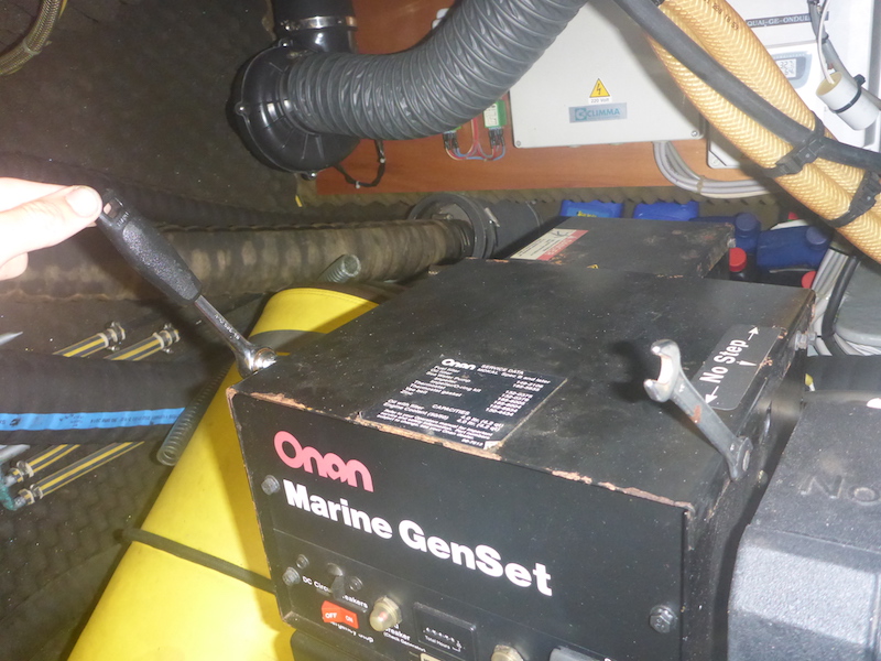  Voltage adjustment Genset ONAN MDKAL Amel Super Maramu 2000 