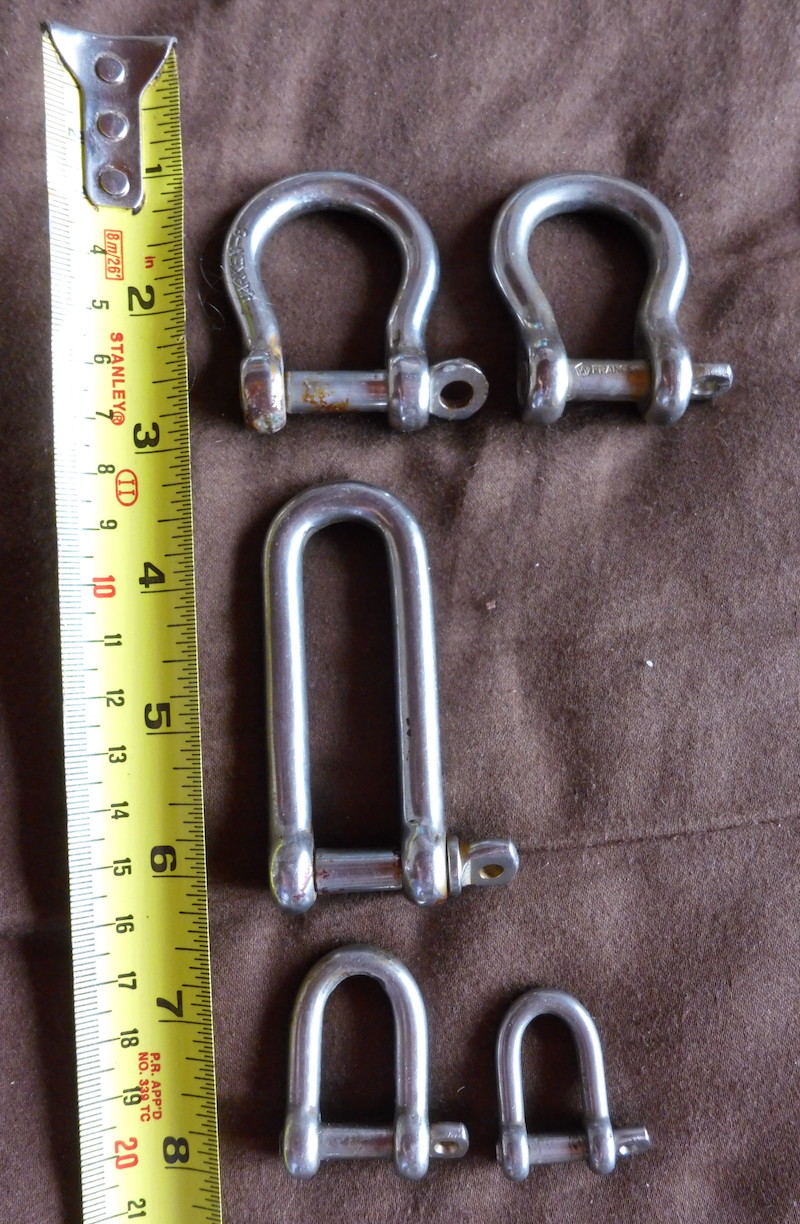  Block Shackles for sale SXM Saint Martin Sint Maarten